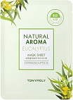 Tony Moly~Тканевая маска с маслом эвкалипта для сияния кожи~Natural Aroma Eucalyptus Oil Mask